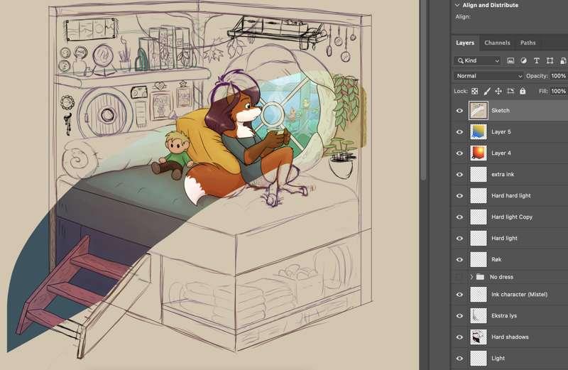 Mistels Room - PSD file
