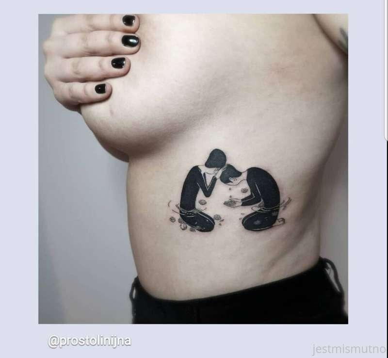 Mój najnowszy tatuaż od prostolinijna, polecam bardzo