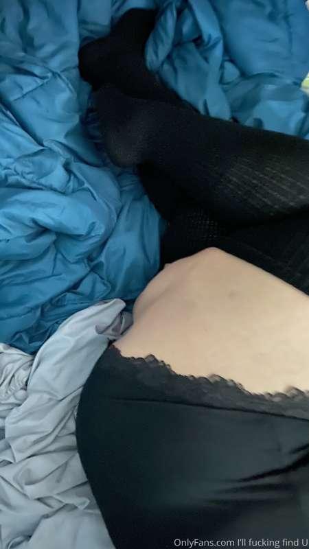 I love these ph shorts with thigh highs. Lace edging is supe..