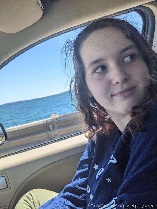 Blue water and messy hair for a nice road trip a couple week..