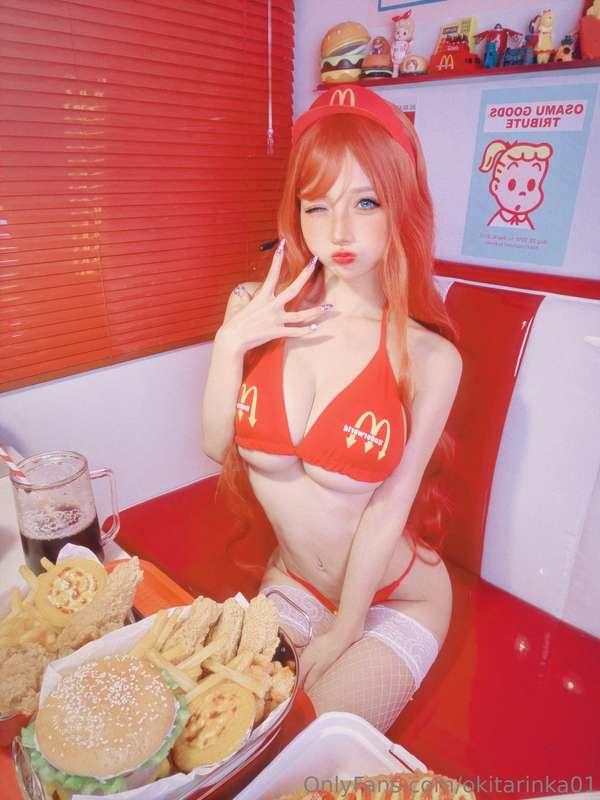 McDonald's Girl Part1 What would you like to order?❤️❤️❤️