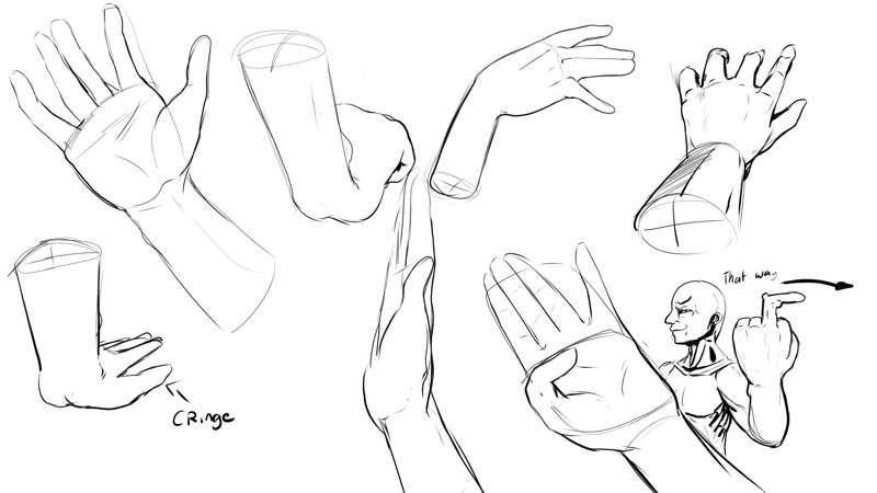 Hands Sketches 