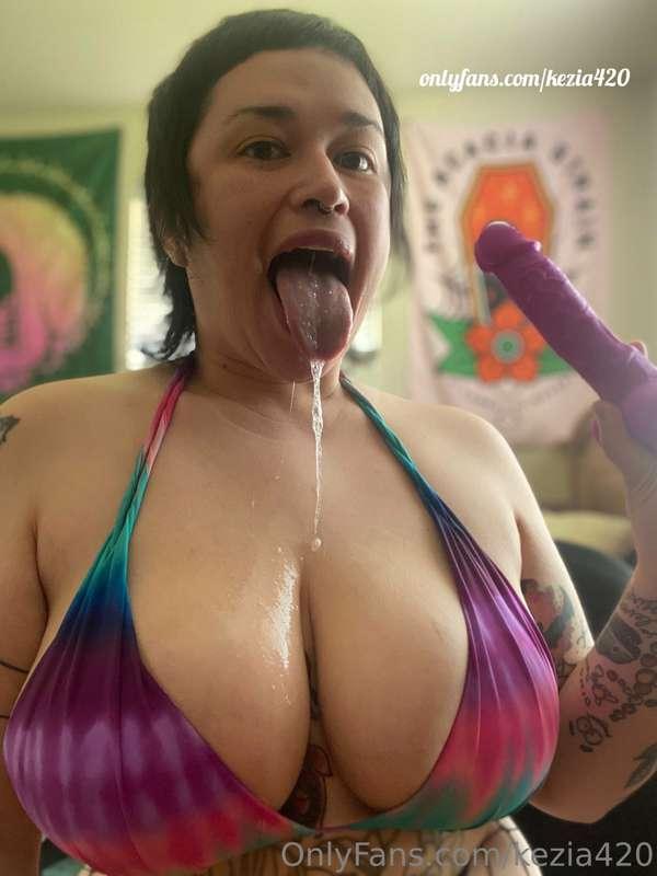 who wants to see me suck cock and drool all over these huge ..