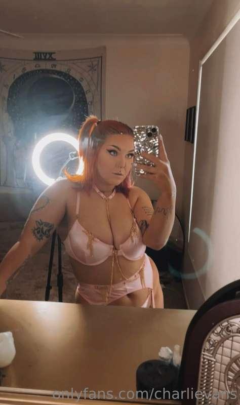 this lingerie is so stunning on me! i have lots of content i..