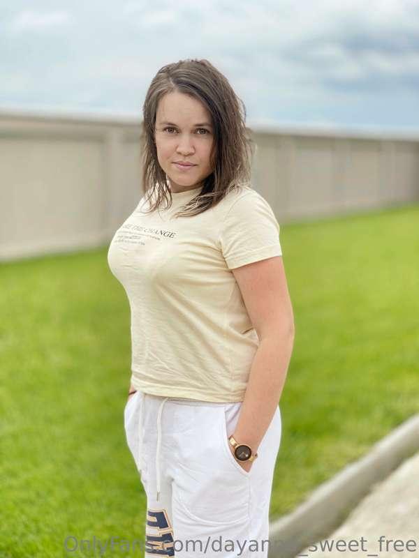 I know you like watching this big boobs in tight shirt