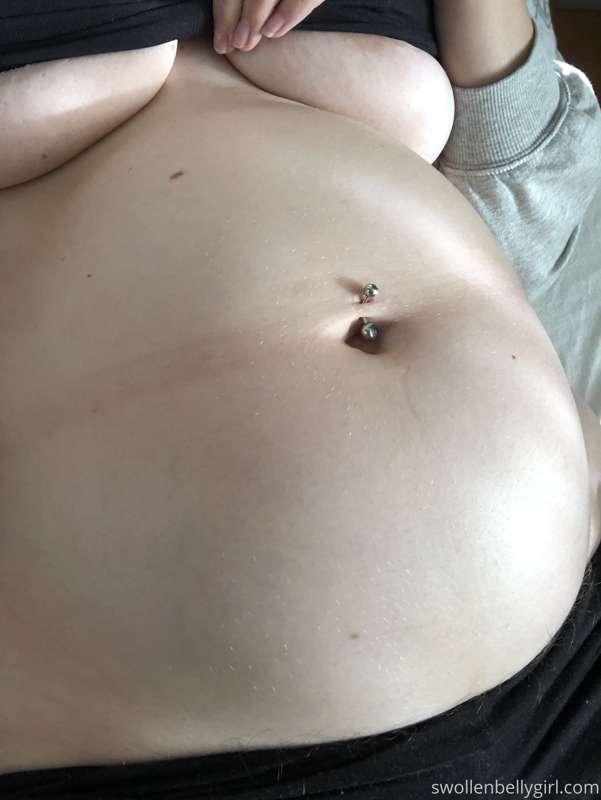 I wish I had someone here to rub my big stuffed belly! 😜