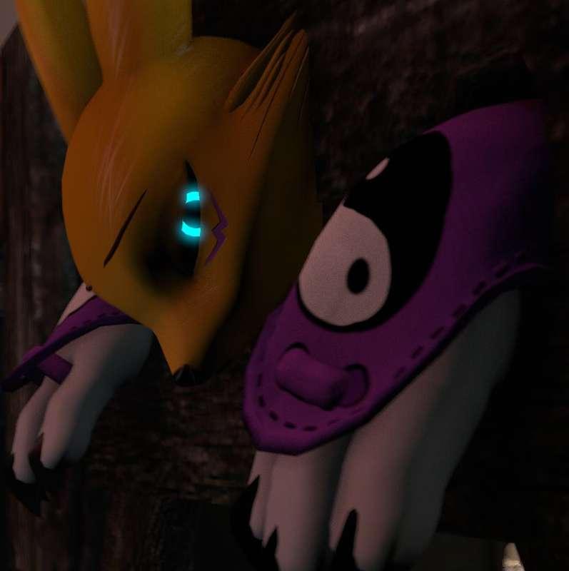 Renamon x Impmon 