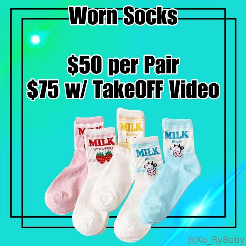 SOCKS!! FROM MY FEET TO YOU!