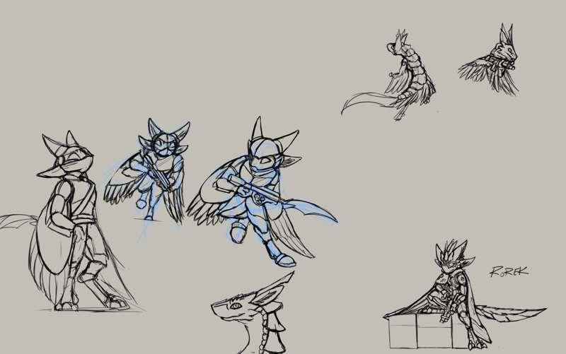 Bunch of sketches