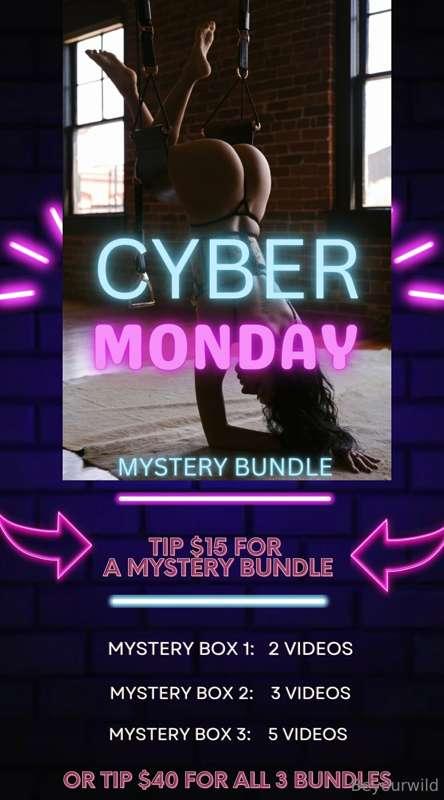 ‼️CYBER MONDAY CONTENT SALE ‼️ 
**tip $15 for any mystery vi..