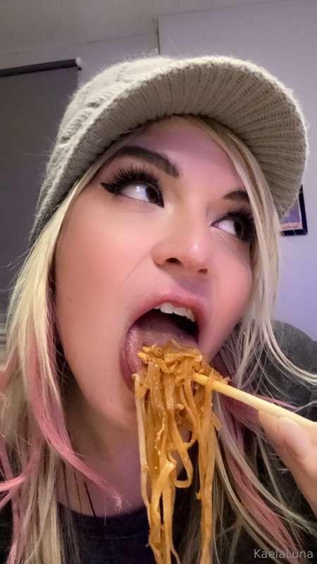 I gobble up more than noodles 😇