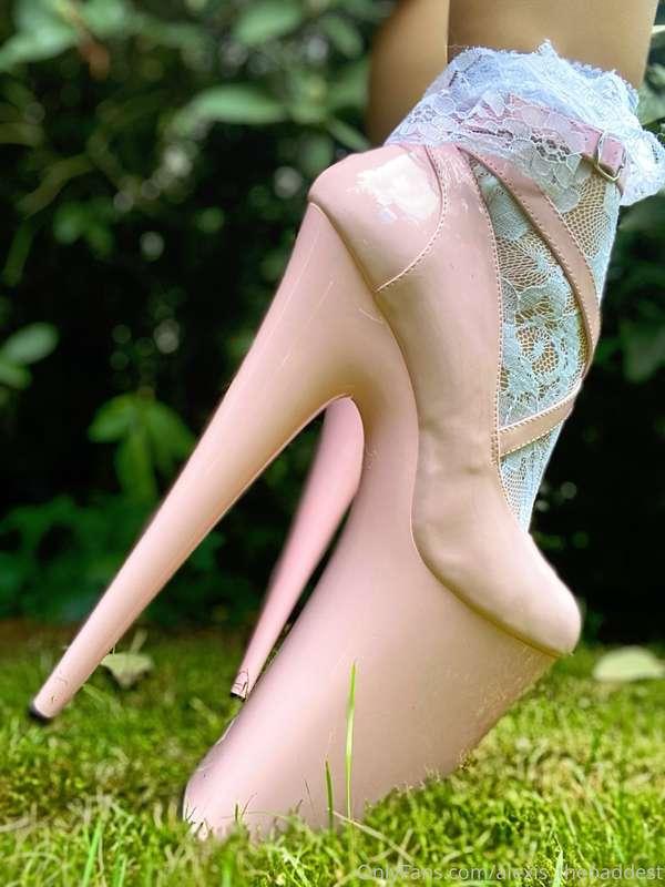 10-inch heels and some nature 🪴 You know where to find more ..