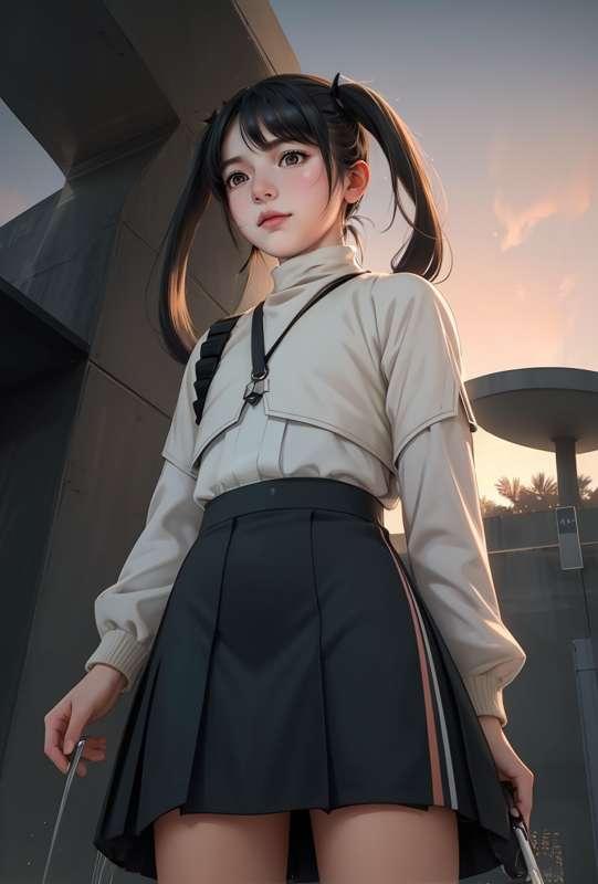Twin tail tail