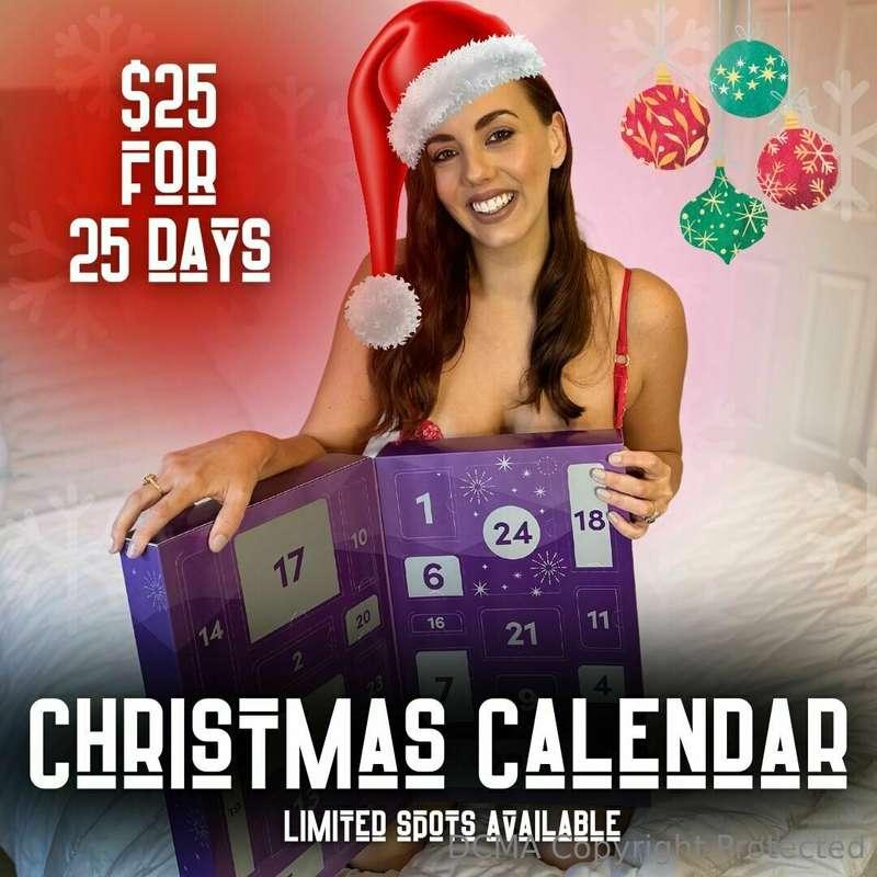 ***NEW CHRISTMAS CALENDAR IS HERE***  You will get a video s..