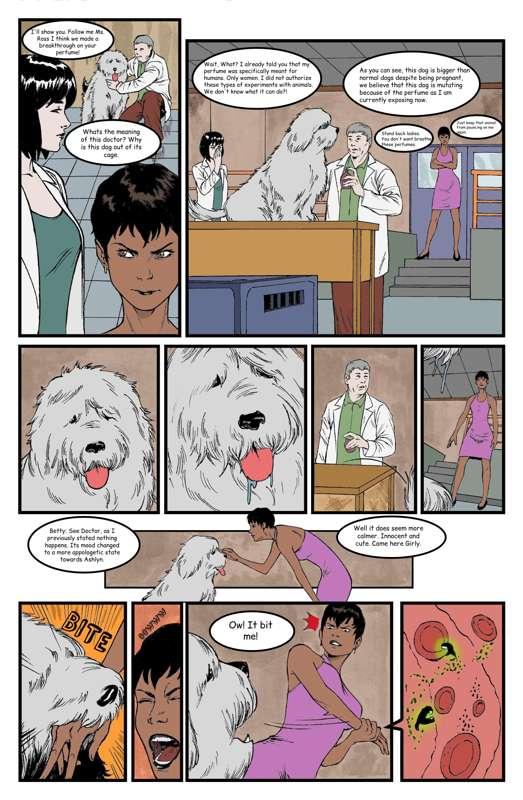 The Girly Dog Manic Version Page 3 Color