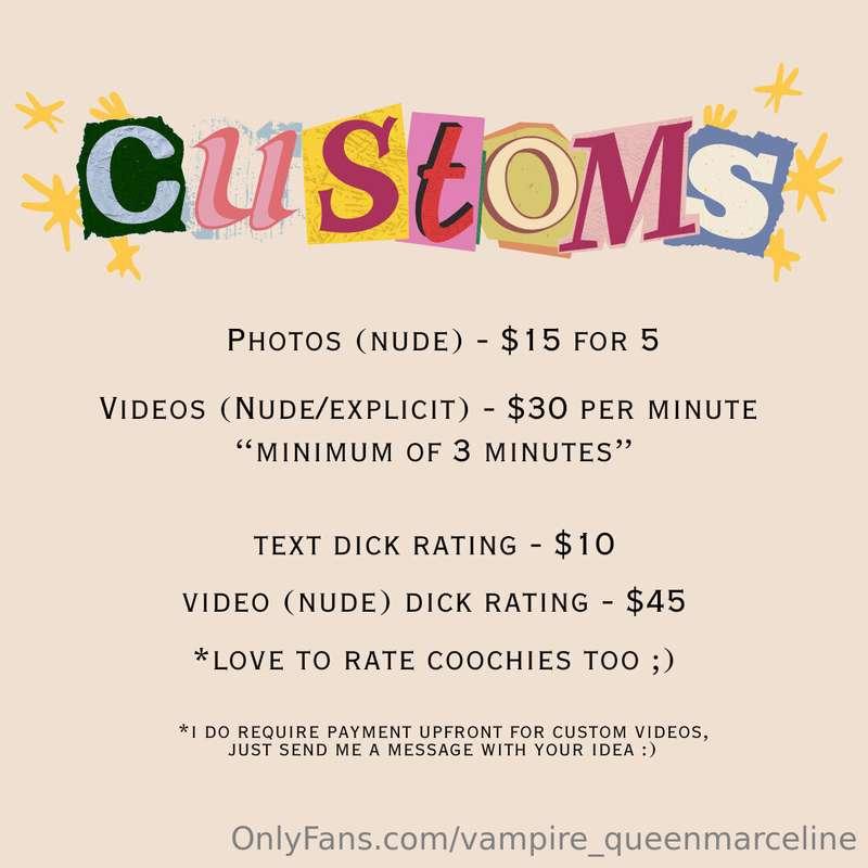 Customs are my fave, and I’ve been getting DM’s for more inf..