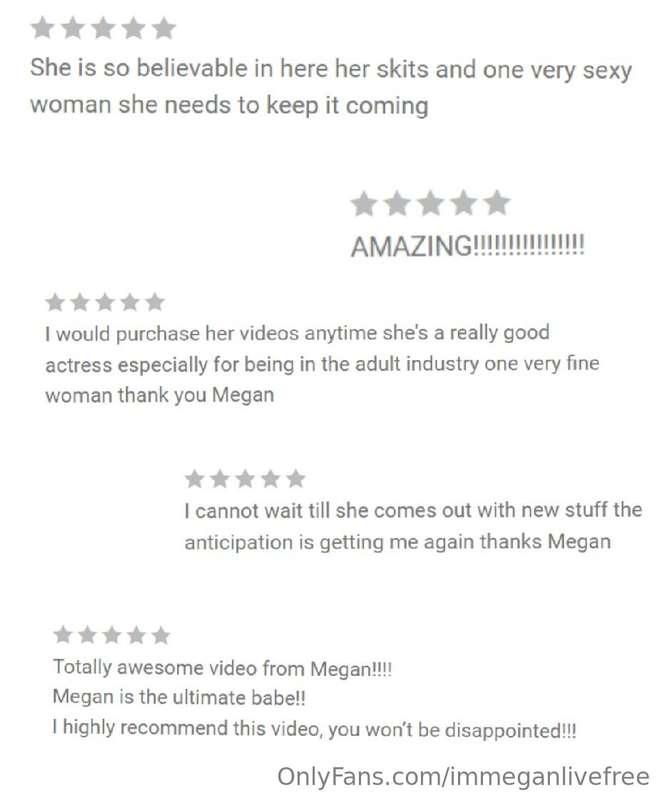 Some of your reviews after watching the exclusive videos ava..