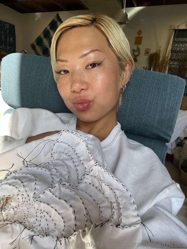 It’s a beautiful sunny day in LA and I am sitting in the sun..