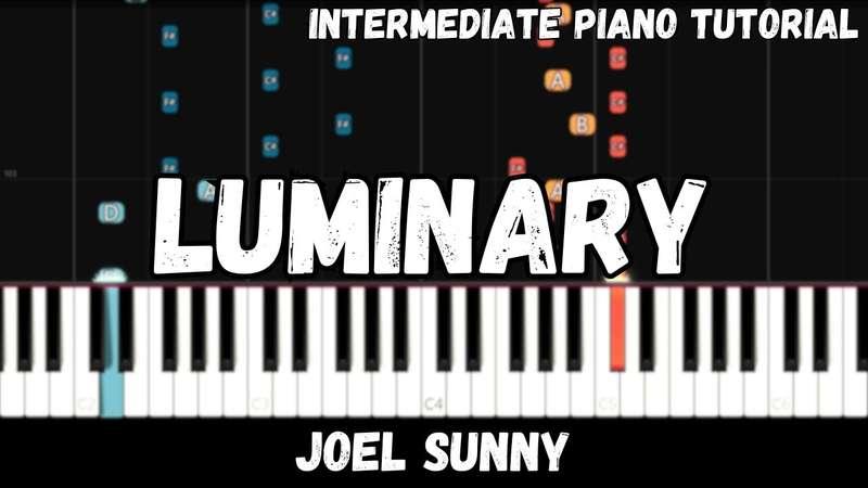 Intermediate MIDI - Joel Sunny - Luminary (Atlantic Notes Arrangement + Tempo + Colors + Key)