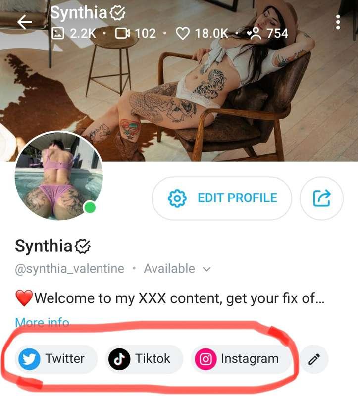 Hey babes! Just fyi you can find my social media by clicking..
