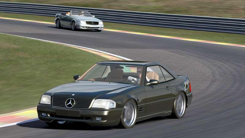 Assetto Corsa 1989 Mercedes-Benz SL500 AMG Convertible / DOWNLOAD