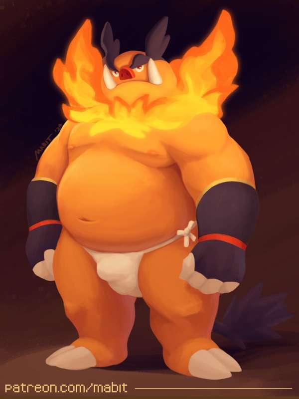 Painting Practice - Emboar Speedpaint