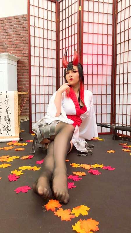 Oni Girl BTS!! 😈❤️🖤