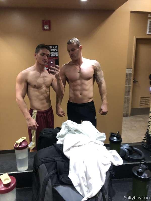 Just had a KILLER back pump... We are both feelin wound up n..
