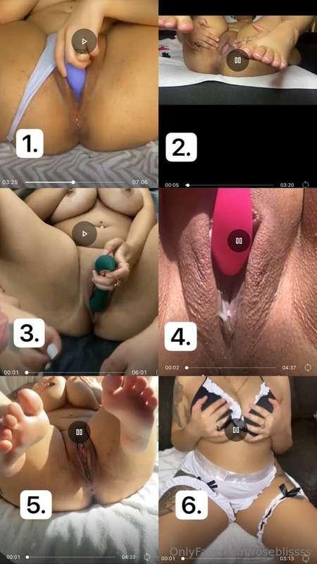 $10 VIDEO SALETIP $10 babe and send the number of the video ..