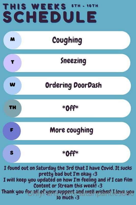 Just in case you haven’t seen my twitter posts, I have Covid..