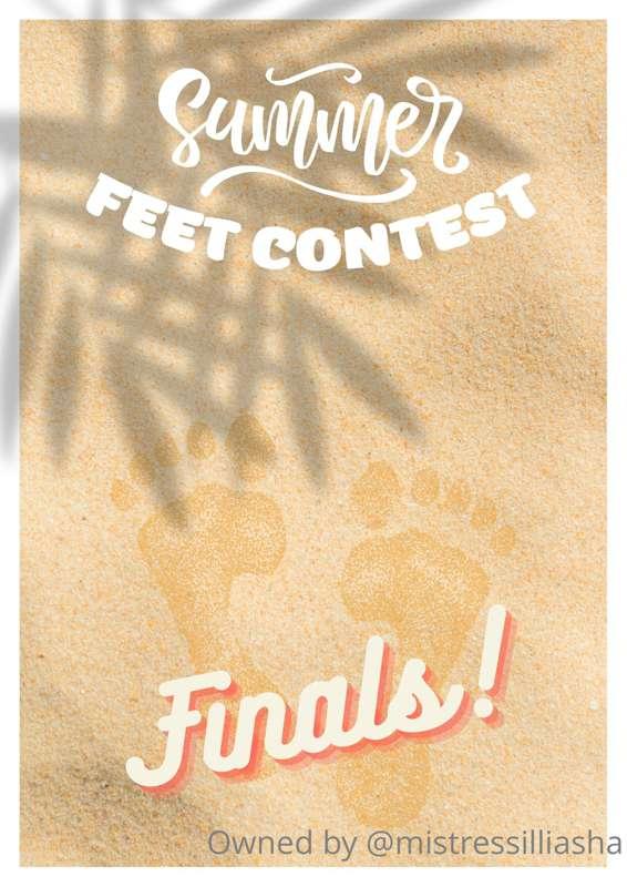 **FINALS**
### **Vote for your favorite feet in The summer f..