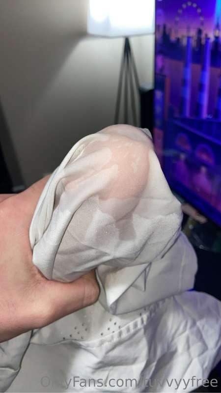 I took this pic right after stroking my thick dick slow and ..