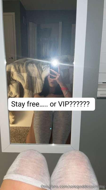 Considering a VIP page…. Honest thoughts in comments please?..