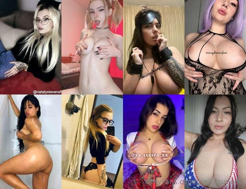 🥵💦 @natalystevensfree 🥵💦💖👑 @meikitsuneee 👑💖🌻🐰 @CURVYDREAMJAD..