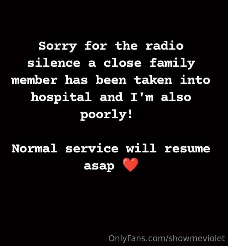 Back soon ❤️