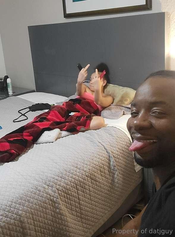 Here's another with @tinyfreakyymagik  went to chill and smo..