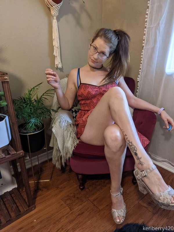Wearing this lingerie under my dress makes me so hot 🥵 cum h..