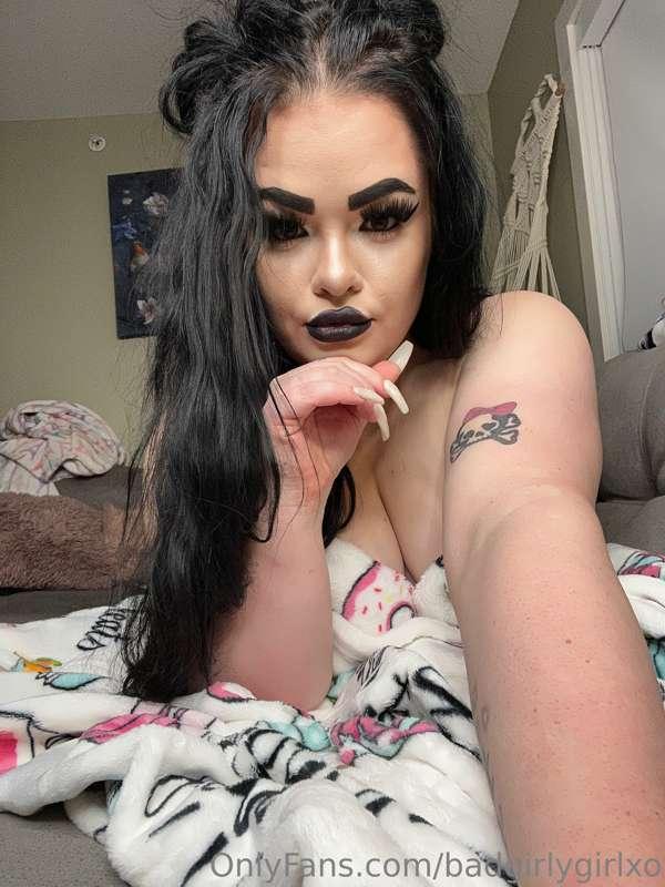 Black lips are becoming a staple I think….