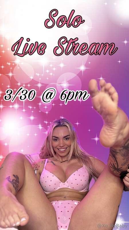 Join me for my Live Stream Tonight ❤️
