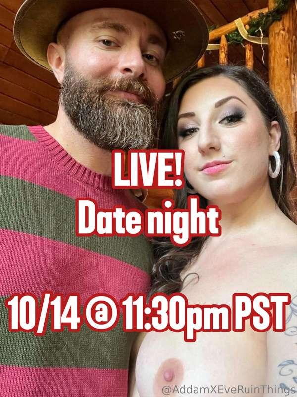 We looove sharing our sexy date nights LIVE with you! I know..