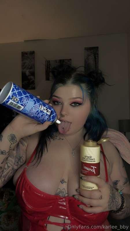 Who’s ready these videos gonna be fun whip cream and white c..