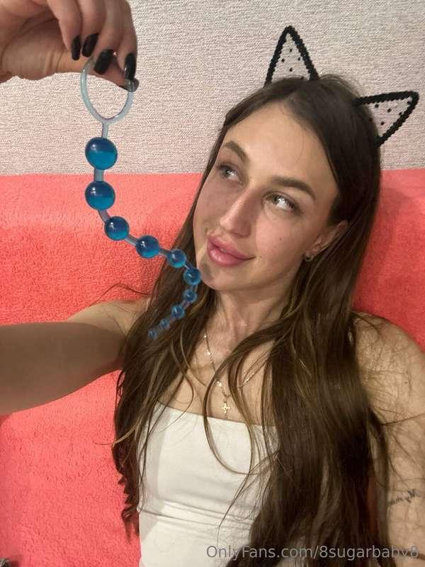 Baby, have you ever seen an ass fucked with anal beads!??🙈🥵T..
