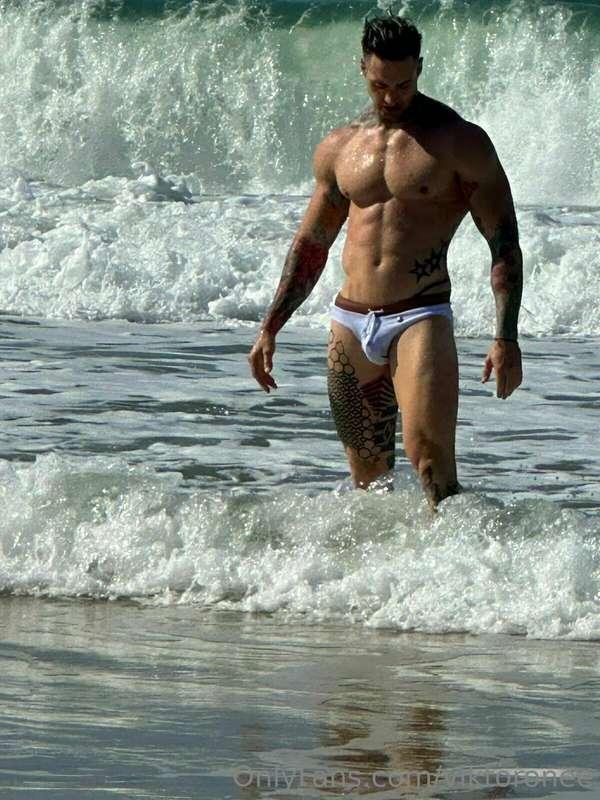 Enjoying the beach 😈