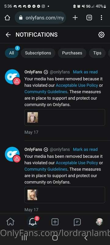 Be aware OF is removing multiple posts  of mine because I ha..