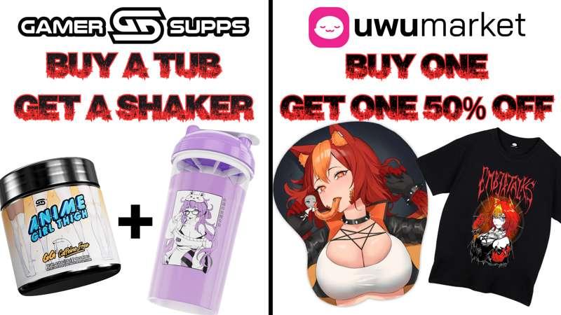 BLACK FRIDAY: MERCH & GAMERSUPPS!