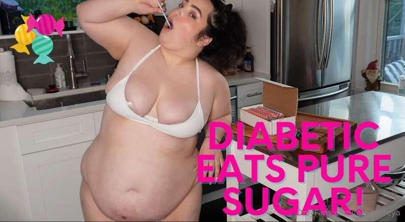 Diabetic Eats Pure Sugar! I received a treat from someone sp..