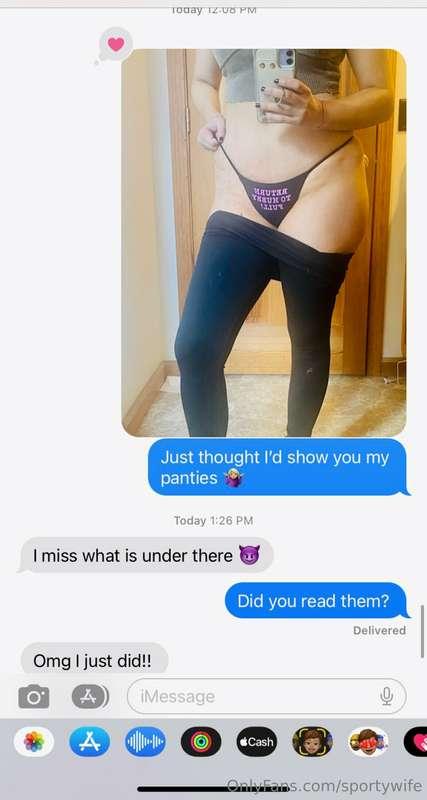 This is how my bbc bull and I flirt leading into our night t..