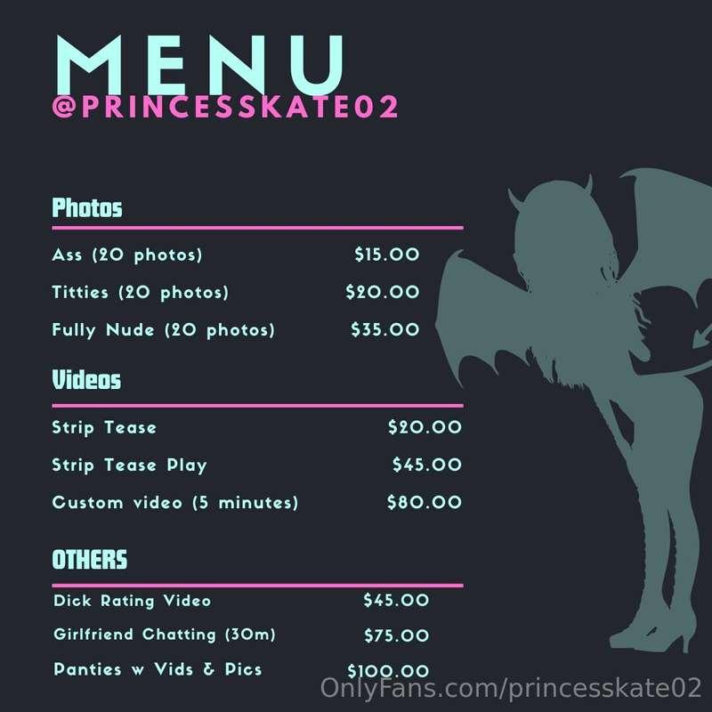 Anotha tip menu 💋