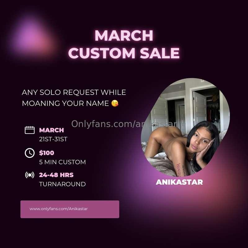 MARCH CUSTOM SALE 5 MIN ANY CUSTOM REQUEST FOR $100-blowjob ..