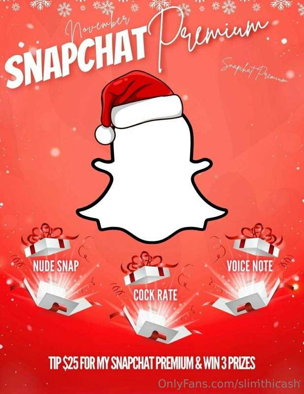 Tip $25 for my Snapchat and get:

Nude snap 
Cock rate 
Voic..
